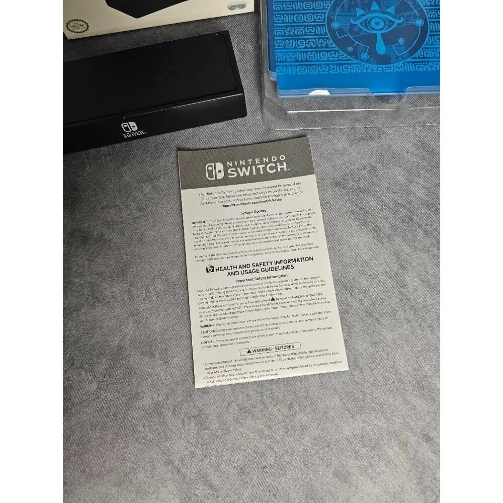 Nintendo Switch The Legend of Zelda - PDP Light Up Dock Shield - Open Box!